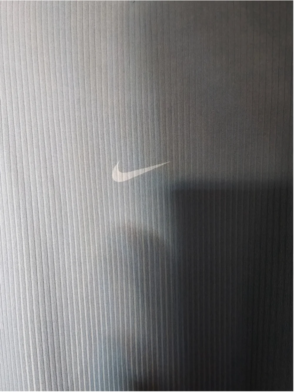 Nike Zenvy Rib Dri-FIT Short Sleeve Crop Top Smoky Blue XL NWT Yoga Workout